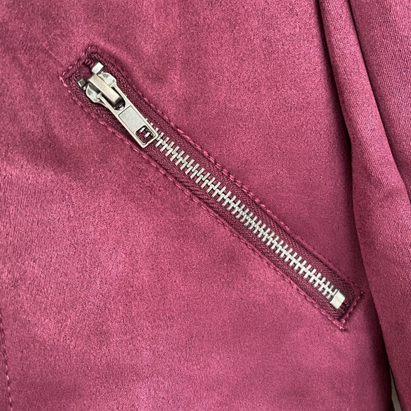 Philosophy Faux Suede Moto Jacket - Picture 4 of 7